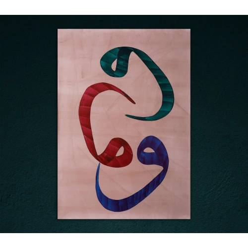 3 Vavs Red Green and Blue Muslim Wall Decor 70X100