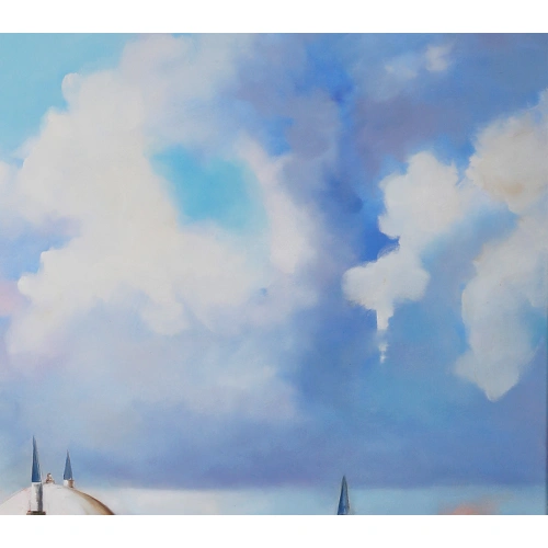 Aya Sofya Cami İstanbul Manzarası 100x100cm