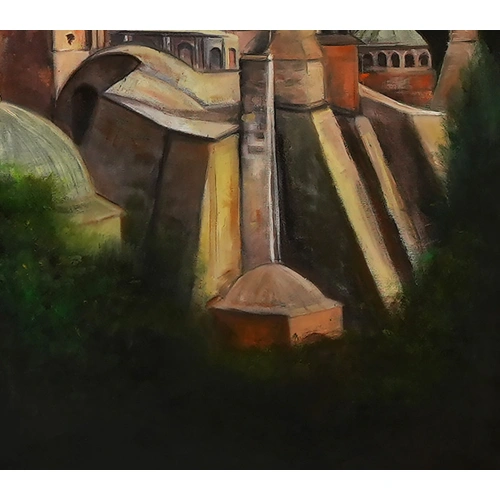 Aya Sofya İstanbul Yağlı Boya Kanvas Tablo 120x120cm