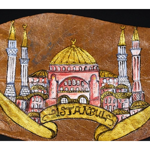 Ayasofya İstanbul Yaprak Üzerine Minyatür Sanatı 15x20 cm