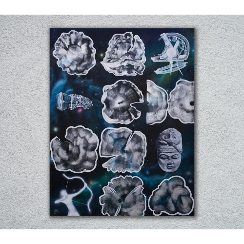 Buda Kafası Kanvas Tablo 100x130cm