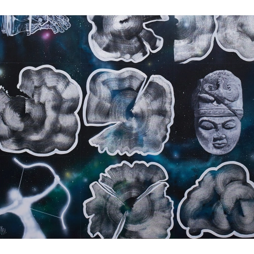 Buda Kafası Kanvas Tablo 100x130cm