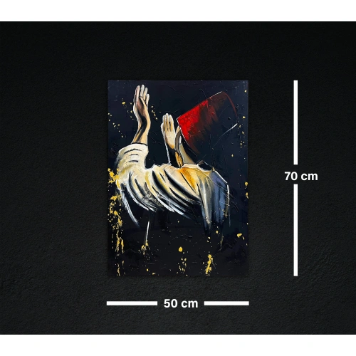 Praying Dervish Wall Art 50X70