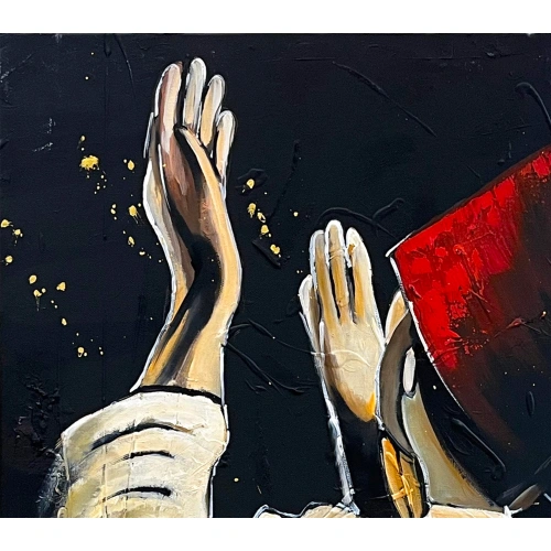 Praying Dervish Wall Art 50X70