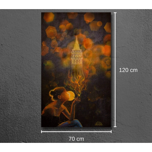 Dumanlı Galata 70x120cm