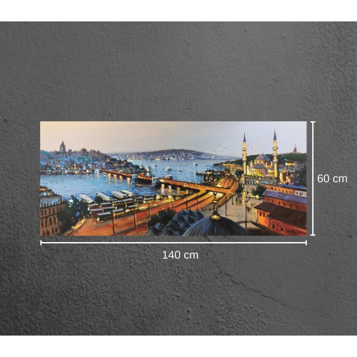 Haliç Altın Boynuz İstanbul Manzarası 60x140 cm