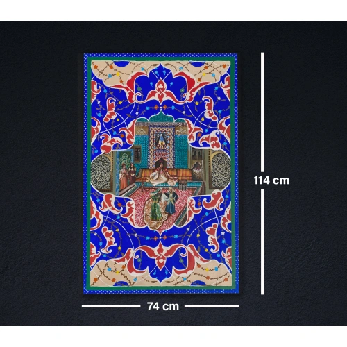 Hürrem Sultan ve Cariyeler Osmanlı Haremi 74x114cm