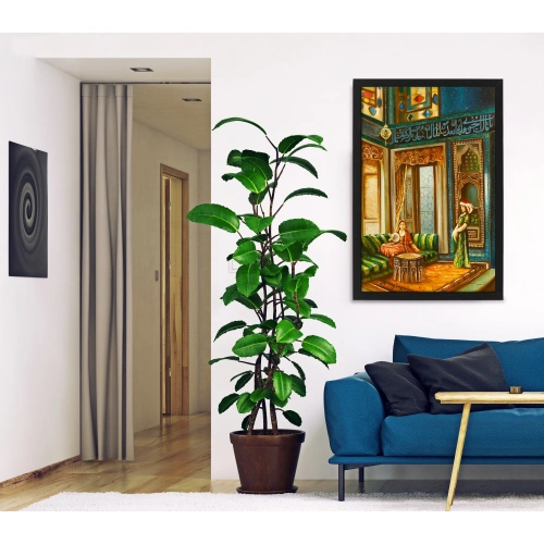Hürrem Sultan ve Cariyeleri Kanvas Tablo 75x115 cm