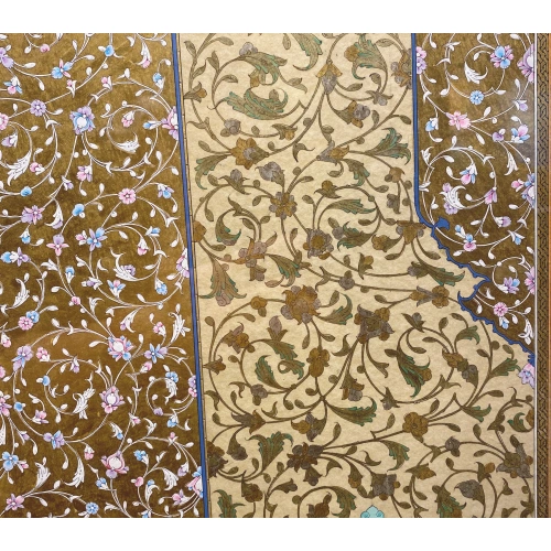 İnşirah Suresi Gerçek Altın Tezhipli Hat Tablo 100x126 cm