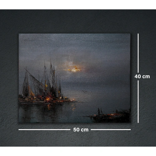 İstanbulda Tekneler 40x50cm