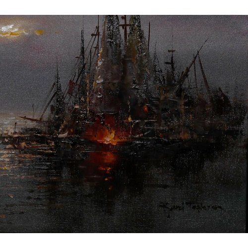 İstanbulda Tekneler 40x50cm