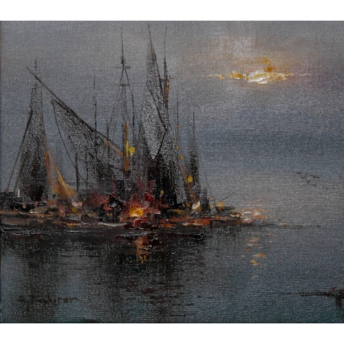 İstanbulda Tekneler 40x50cm