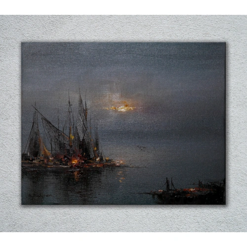İstanbulda Tekneler 40x50cm
