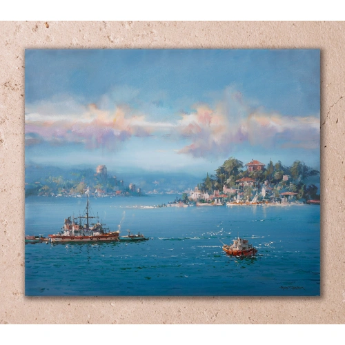 İstanbul Tarihi Yarımada Manzarası 100x120cm