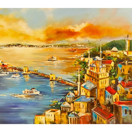 İstanbul Tarihi Yarımada Manzarası 80x120cm