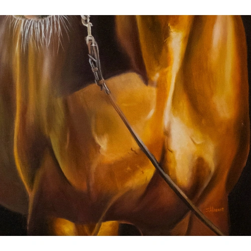 Kahverengi At Yağlıboya Tablo 50x70cm