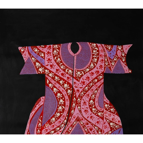Ottoman Sultan Caftan Pink and Purple Ottoman Robe 70X100