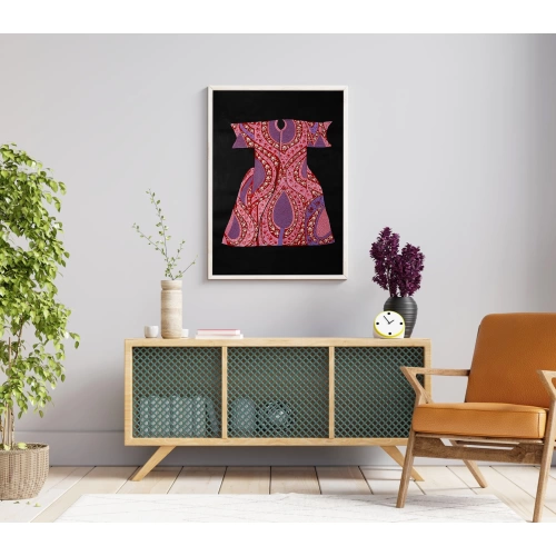 Ottoman Sultan Caftan Pink and Purple Ottoman Robe 70X100
