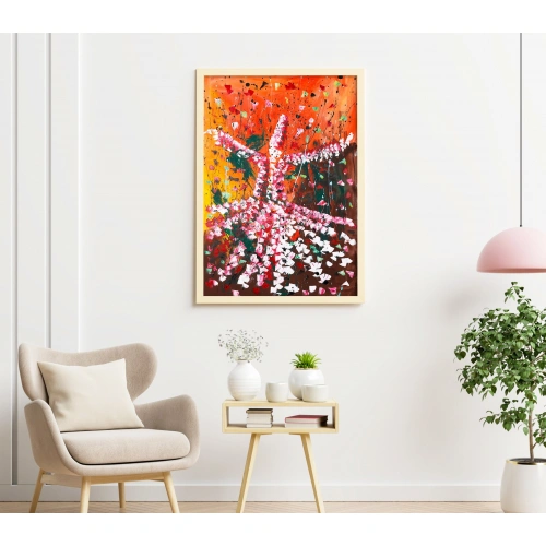 Renkli Semazen Modern İslami Tablo 80x120cm