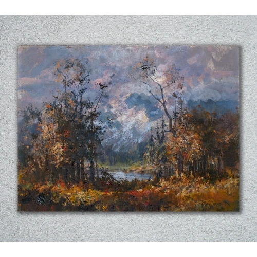 Sonbahar Orman Manzarası 60x80cm