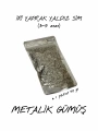 METALİK GÜMÜŞ İRİ YAPRAK YALDIZ SİM (3-5 mm) 40 gr