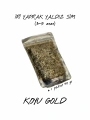 KOYU GOLD İRİ YAPRAK YALDIZ SİM (3-5 mm) 40 gr