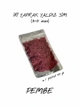 PEMBE İRİ YAPRAK YALDIZ SİM (3-5 mm) 40 gr