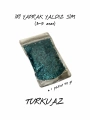 TURKUAZ İRİ YAPRAK YALDIZ SİM (3-5 mm) 40 gr