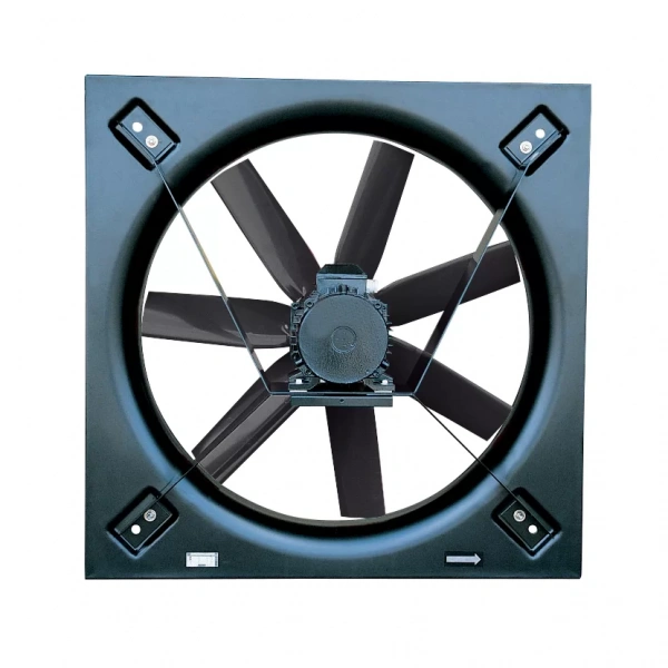 Ø450mm 6.800m³/h kapasiteli II2G ExeIIT3 Atex Dereceli Duvar tipi ex-proof fan
