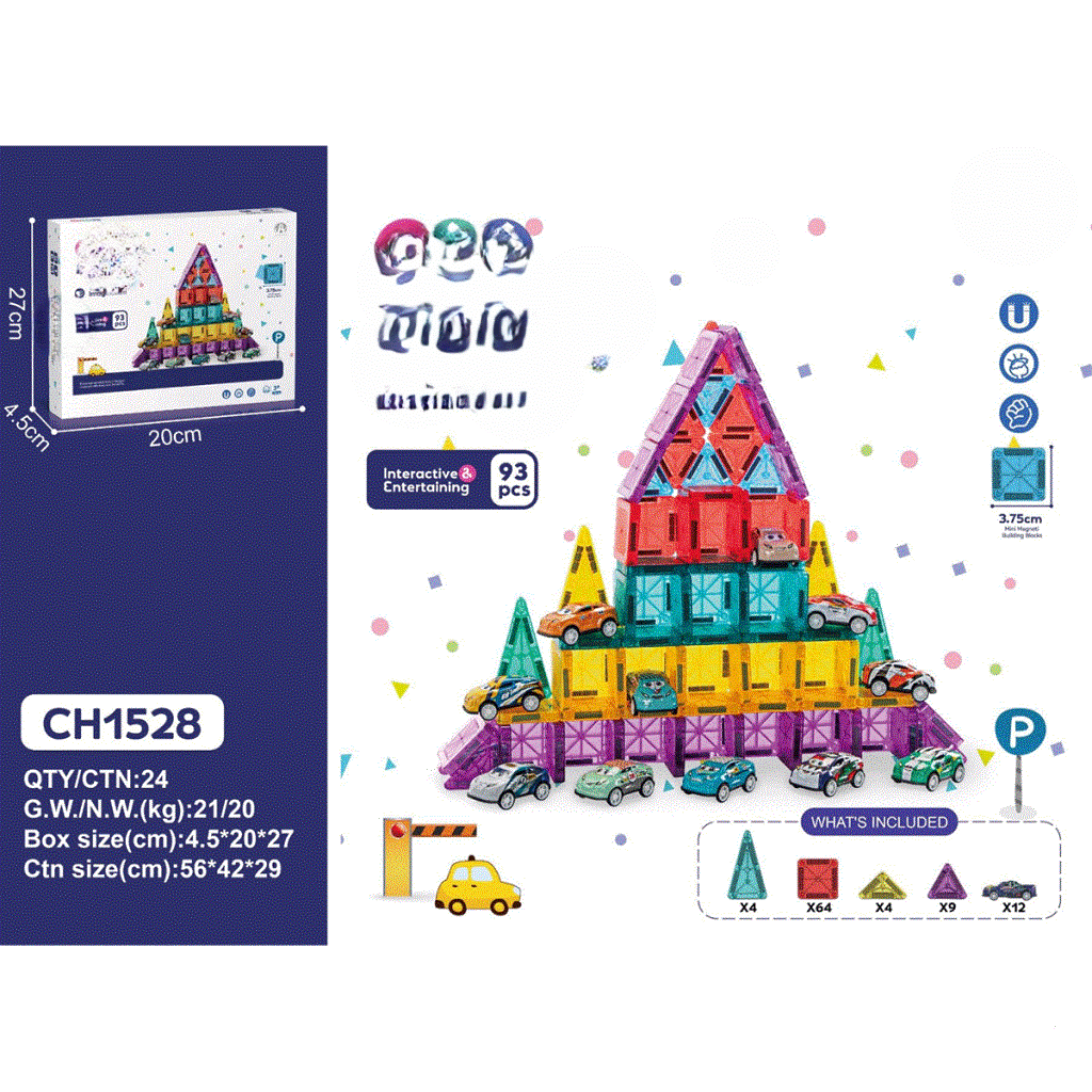 Mey İthalat® 3.75CM Mini Blok 93 Parça