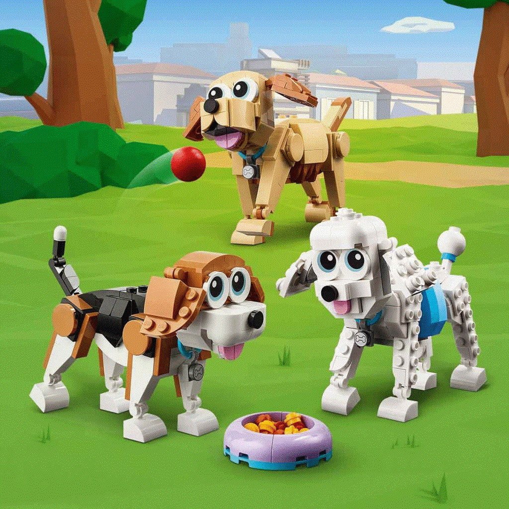 CEYLAN ADAM Nessiworld 31137 Lego Creator 3in1 - Sevimli Köpekler 475 parça +7 yaş