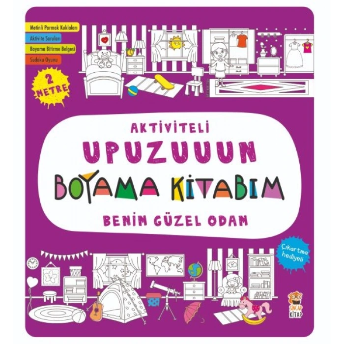 Aktiviteli Upuzuuun Boyama Kitabım - Benim Güzel Odam