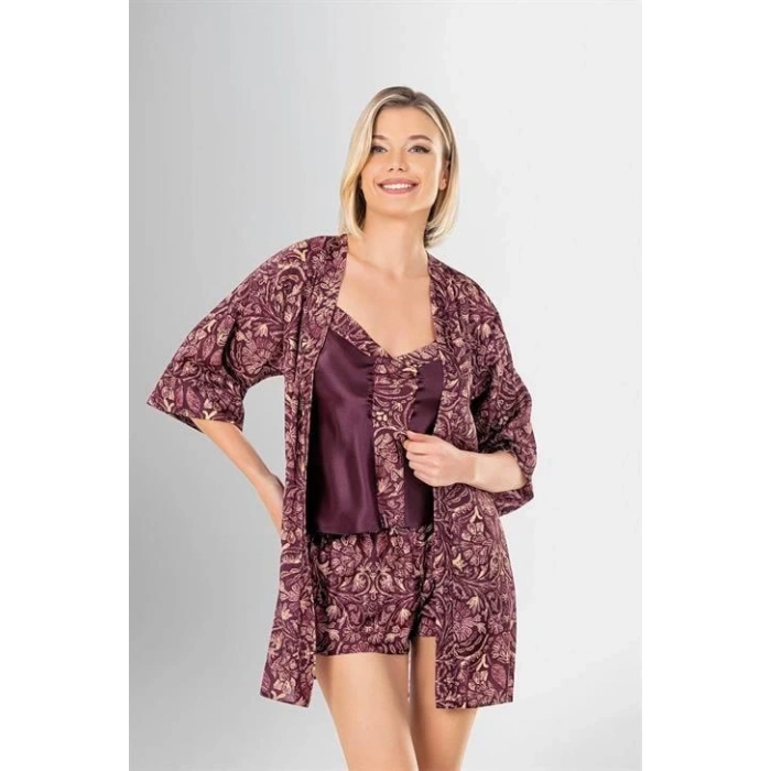 Arias Closet 3lü Şort Takımı Desenli