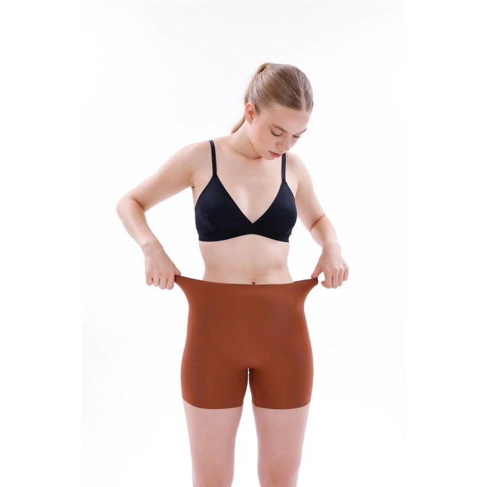 Arias Closet Kahverengi MI 2703 Lazer Kesim İz Yapmaz Hayalet Boxer