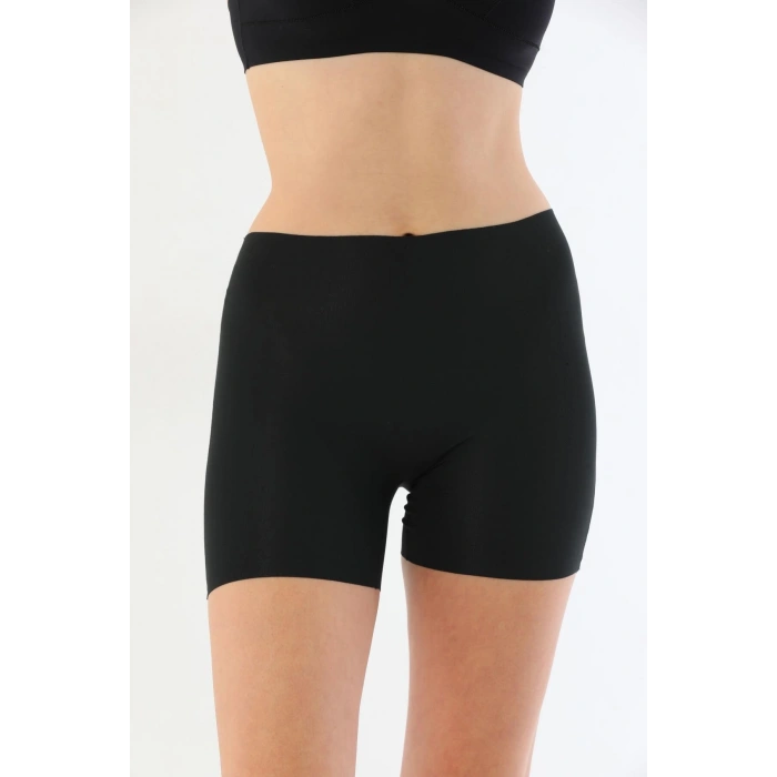 Arias Closet Siyah MI 2703 Lazer Kesim İz Yapmaz Hayalet Boxer