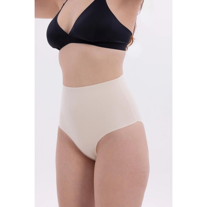 Arias Closet Ten MI EMAY 2704 Lazer Kesim Yüksek Bel Hayalet Külot