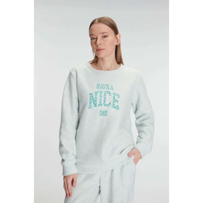 Arias Closet Uzun Kol Polar Pijama Takımı