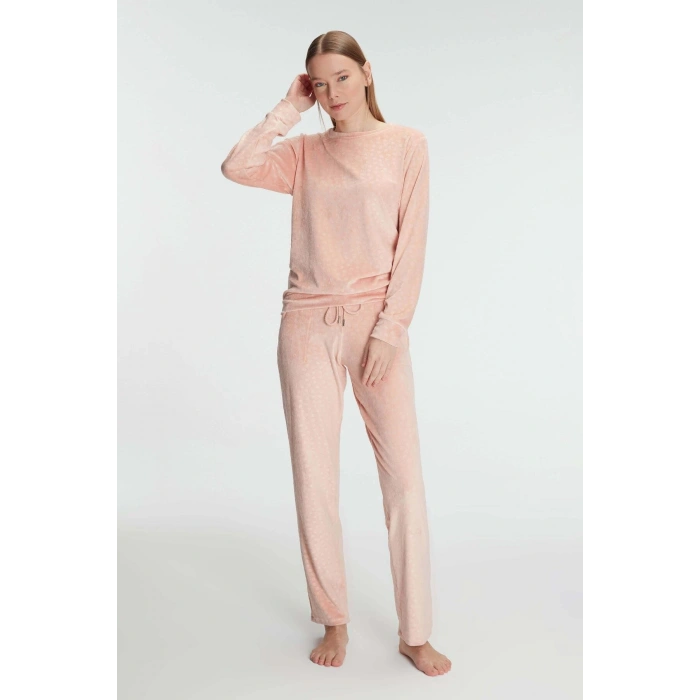 Arias Closet Uzun Kol Sweatshirt ve Pantolon Takım Pijama Takımı