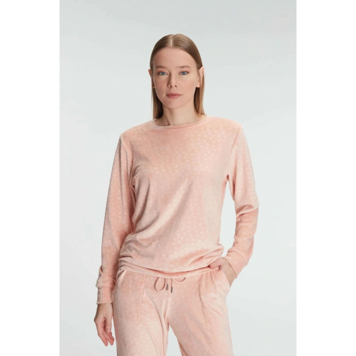 Arias Closet Uzun Kol Sweatshirt ve Pantolon Takım Pijama Takımı