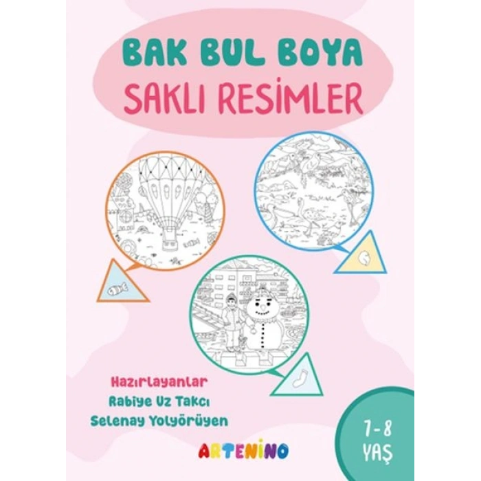 Bak Bul Boya – Saklı Resimler 7-8 Yaş