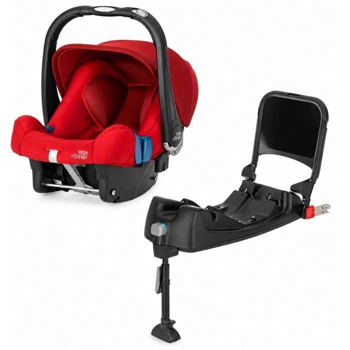 Britax-Römer Baby Safe Plus SHR II Bundle 0-13 kg Ana Kucağı + Baza / Flame Red