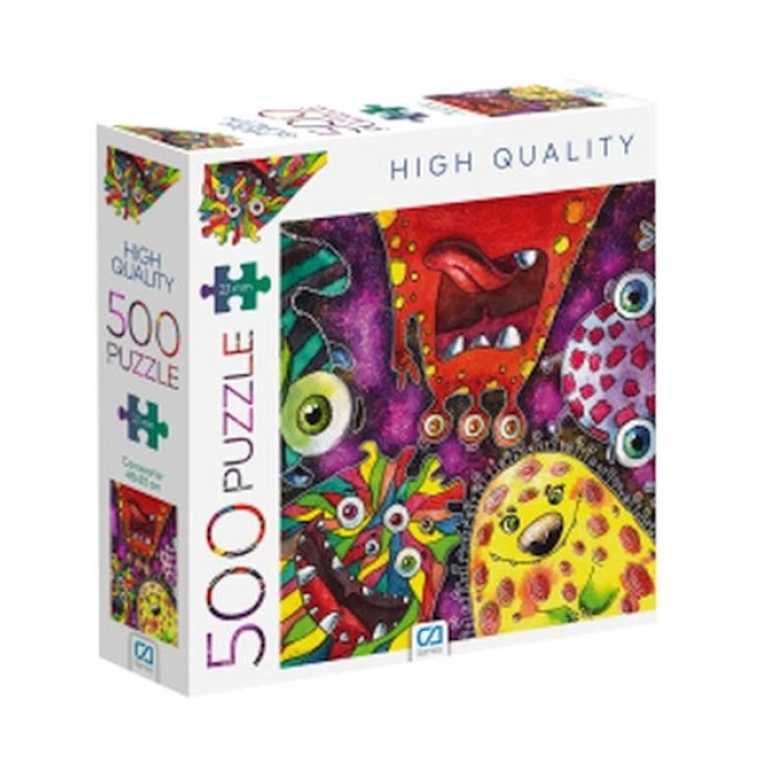 Canavarlar Puzzle 500