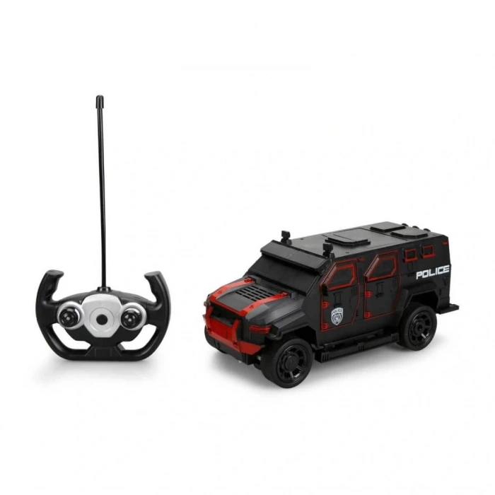 CEYLAN ADAM 1:16 Uzaktan Kumandalı Işıklı Polis Panzer