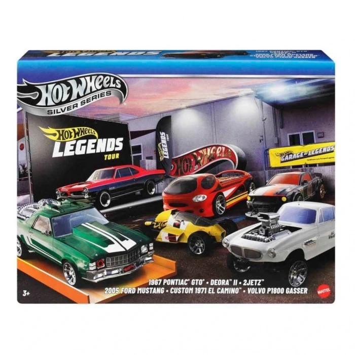 CEYLAN ADAM 1:64 Hot Wheels Legends Silver Serisi 6’lı Paket