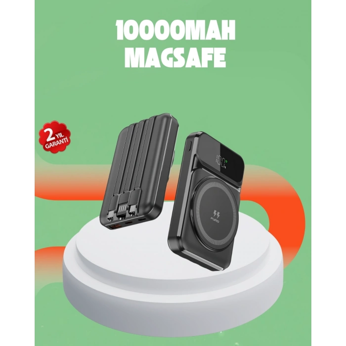 CEYLAN ADAM 10000 mAh Kablosuz Hızlı Şarj Destekli Powerbank – 15W, PD20W, Type-C Girişli