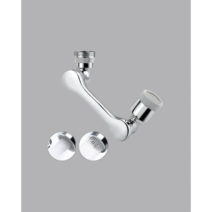 CEYLAN ADAM 1080° Dönebilen Musluk Başlığı Robotik Kol Havalandırıcı Çok Yönlü Su Yönlendirme