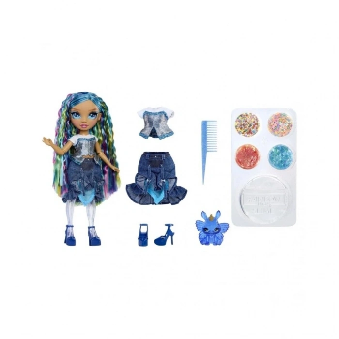 CEYLAN ADAM 122395 Rainbow Parıltılar ve Slime Bebek / Asorti +4 yaş