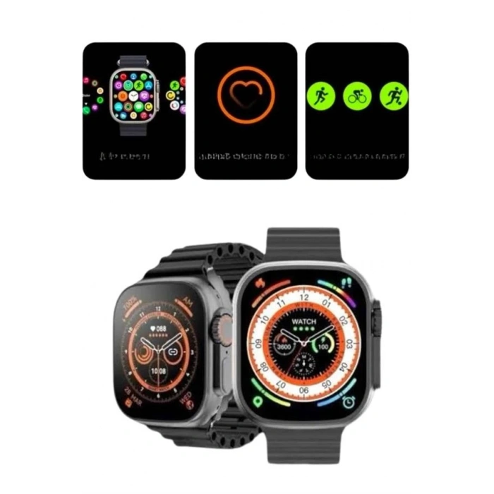 CEYLAN ADAM 2025 Model Akıllı Saat Kordon Hediyeli Çağrı Cevaplama Uzun Pil Süreli Android İOS Uyumlu