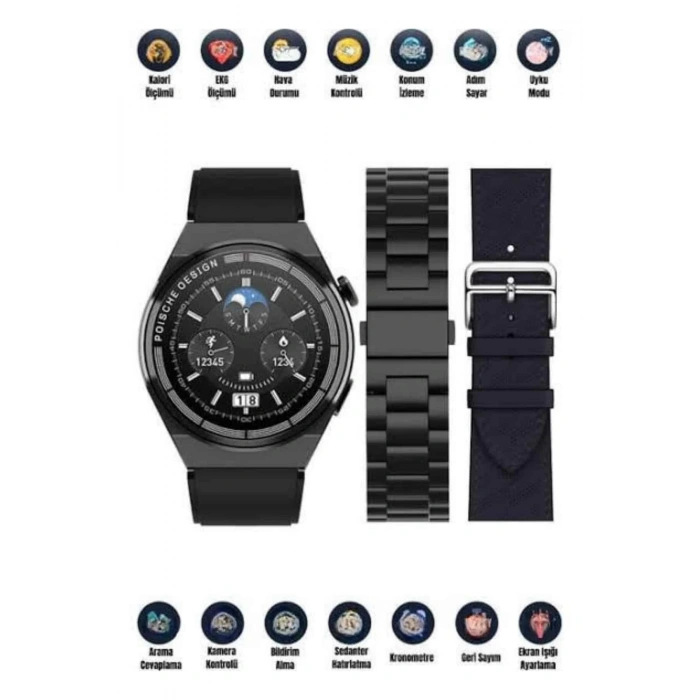 CEYLAN ADAM 2025 Model Yeni Nesil GPS Uyumlu Uyku Takibi Ve Sağlık Takibi Spor Modları