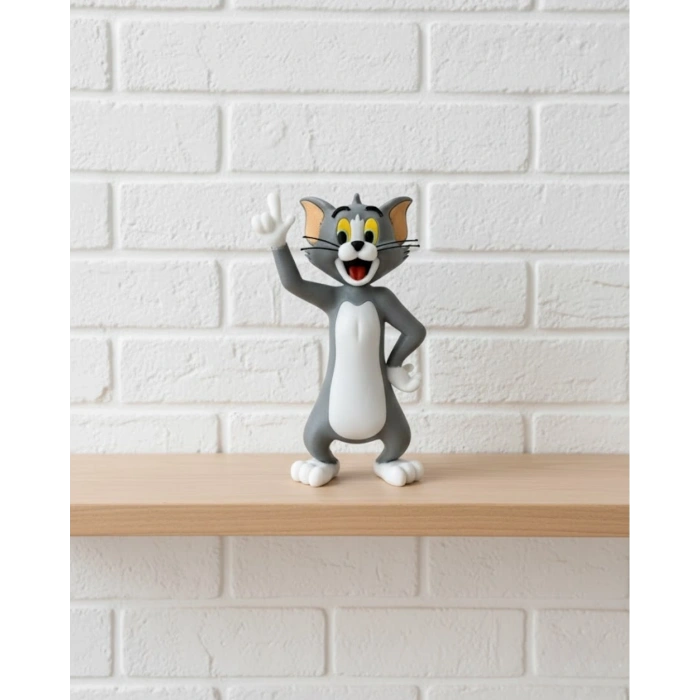 CEYLAN ADAM 22 cm Tom Figürü Çizgi Karakter Biblo Koleksiyonluk Dekoratif Obje